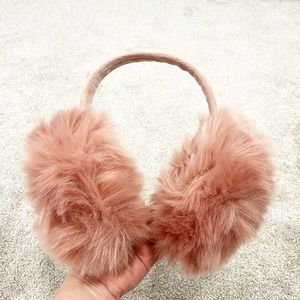 Pink Faux Fur Ear Muffs